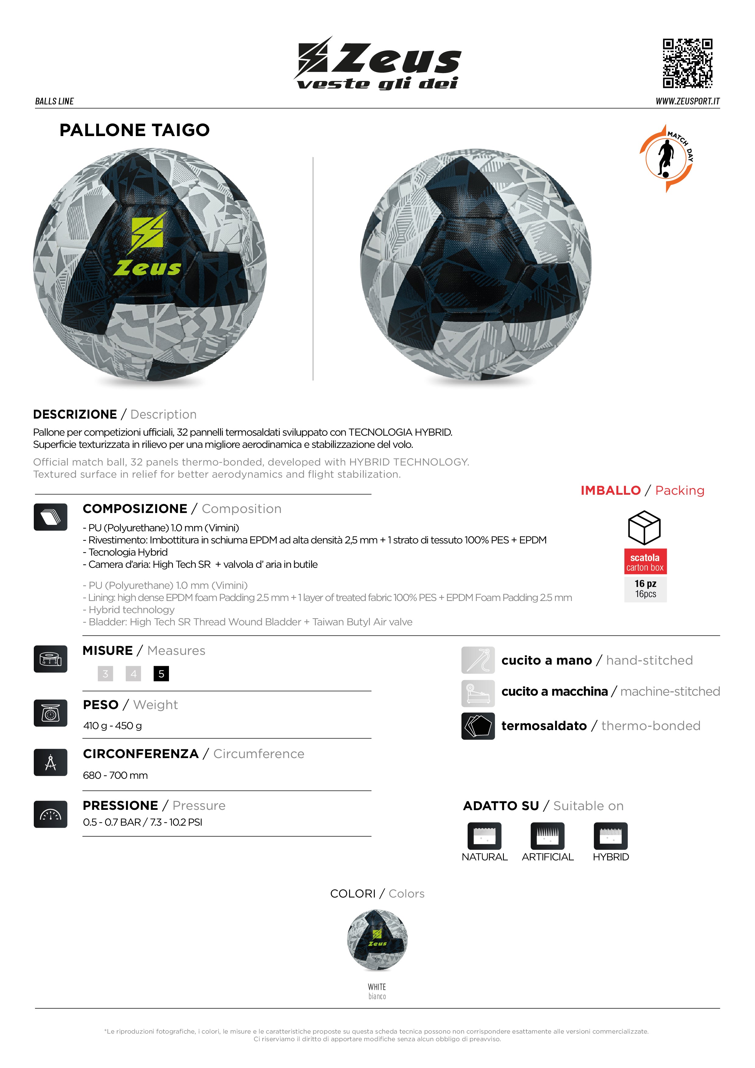 Fußball Pallone Taigo