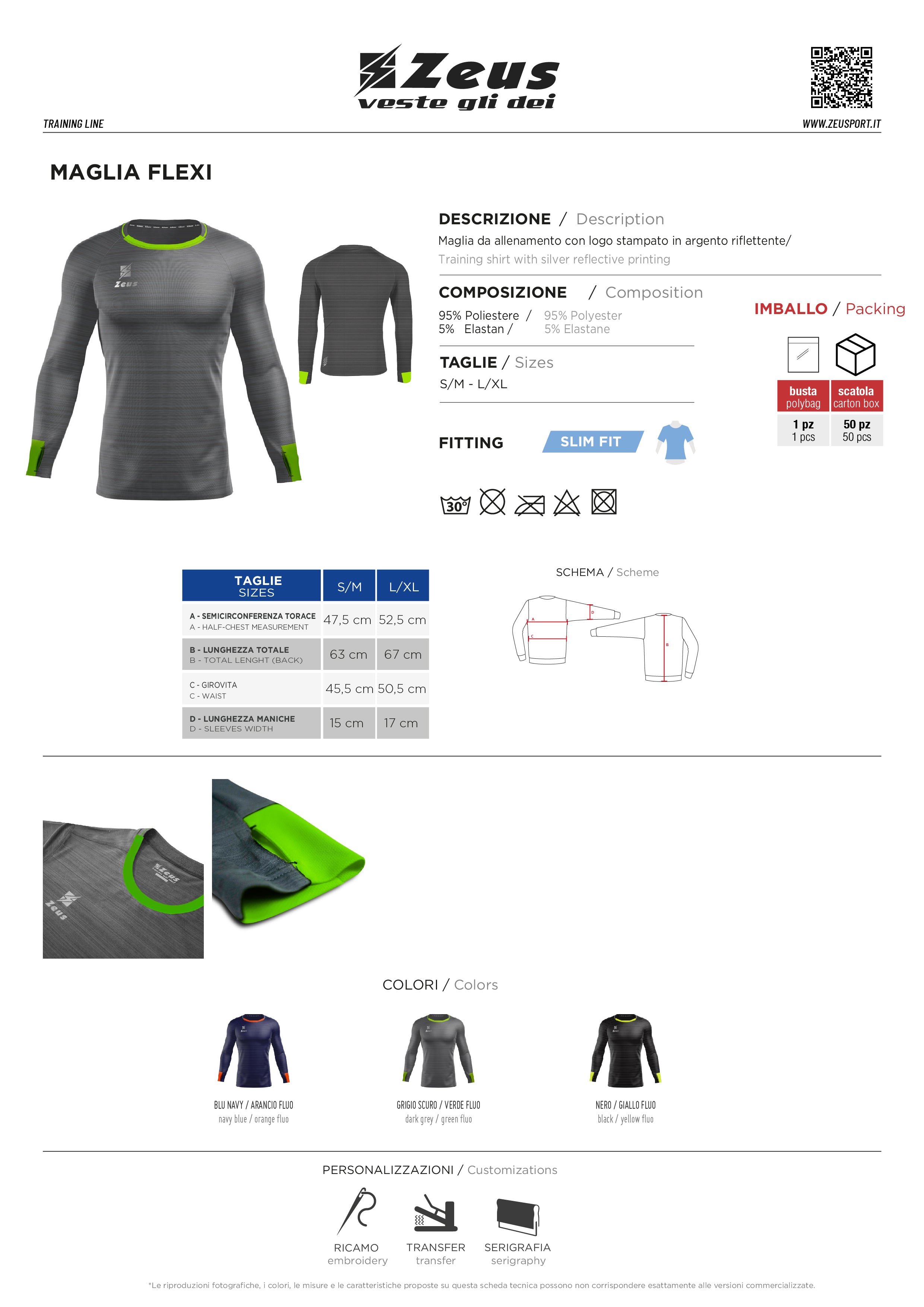 T-Shirt Maglia Flexi