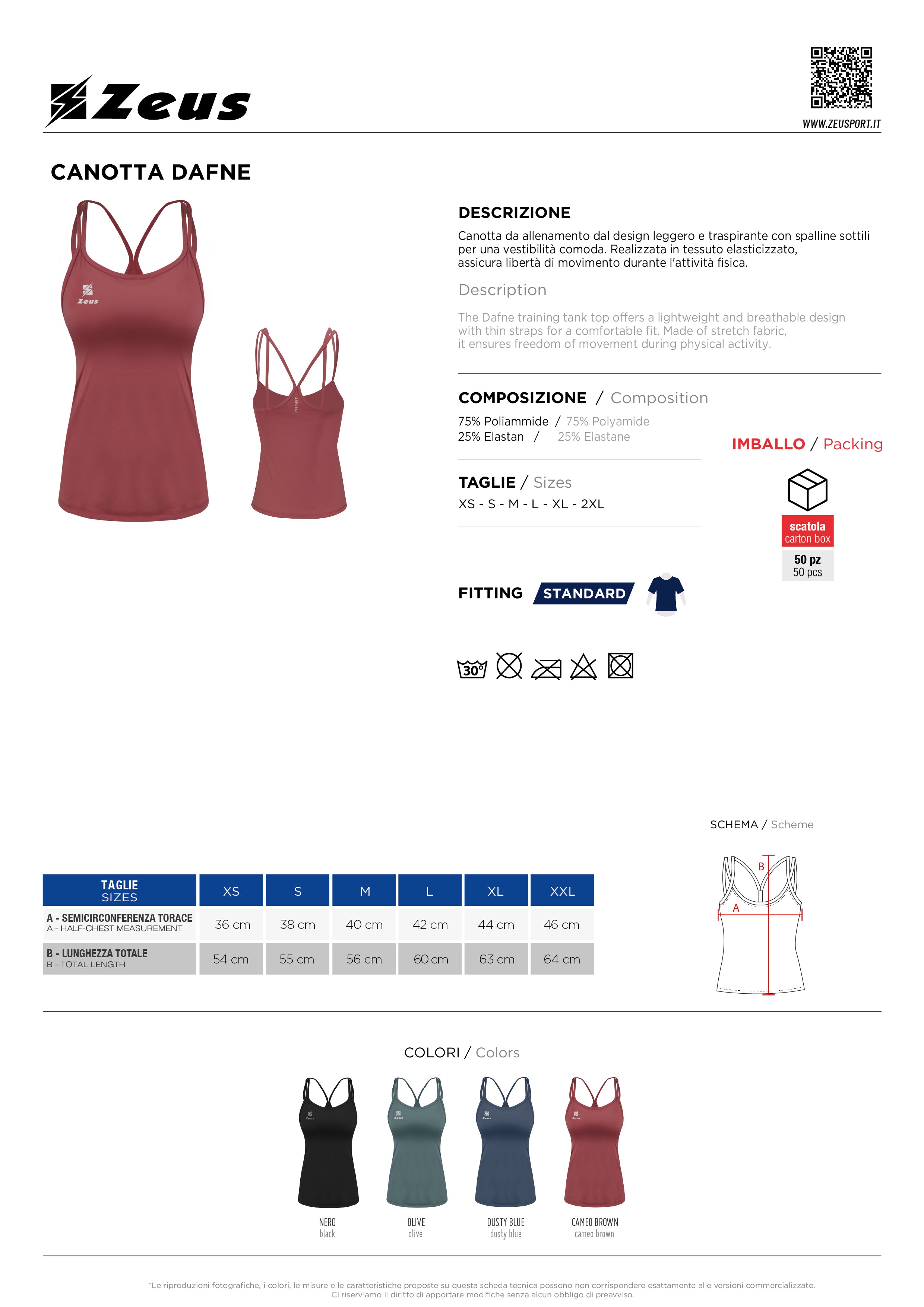 Tank-Top Canotta Dafne