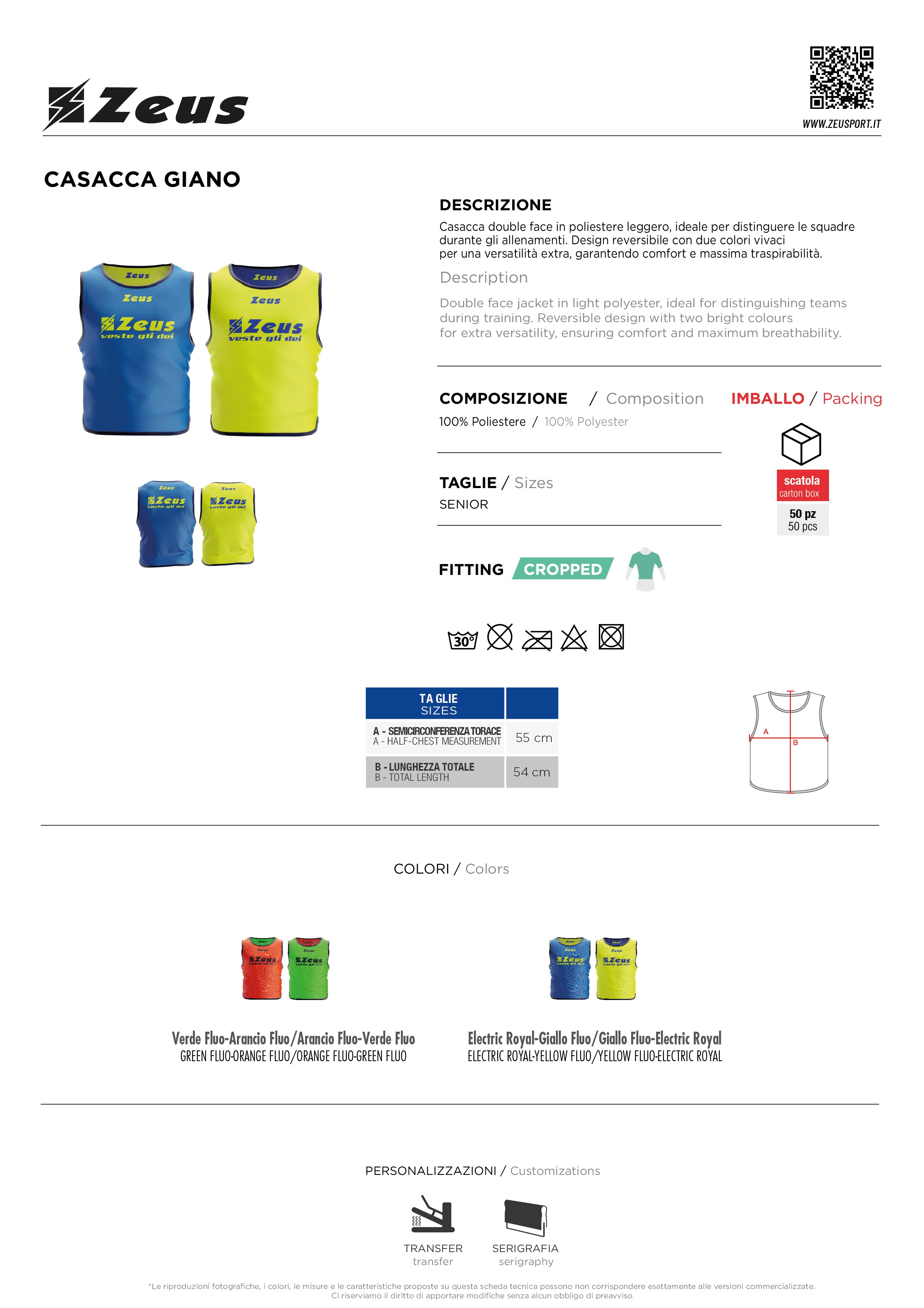 Leibchen Casacca Giano