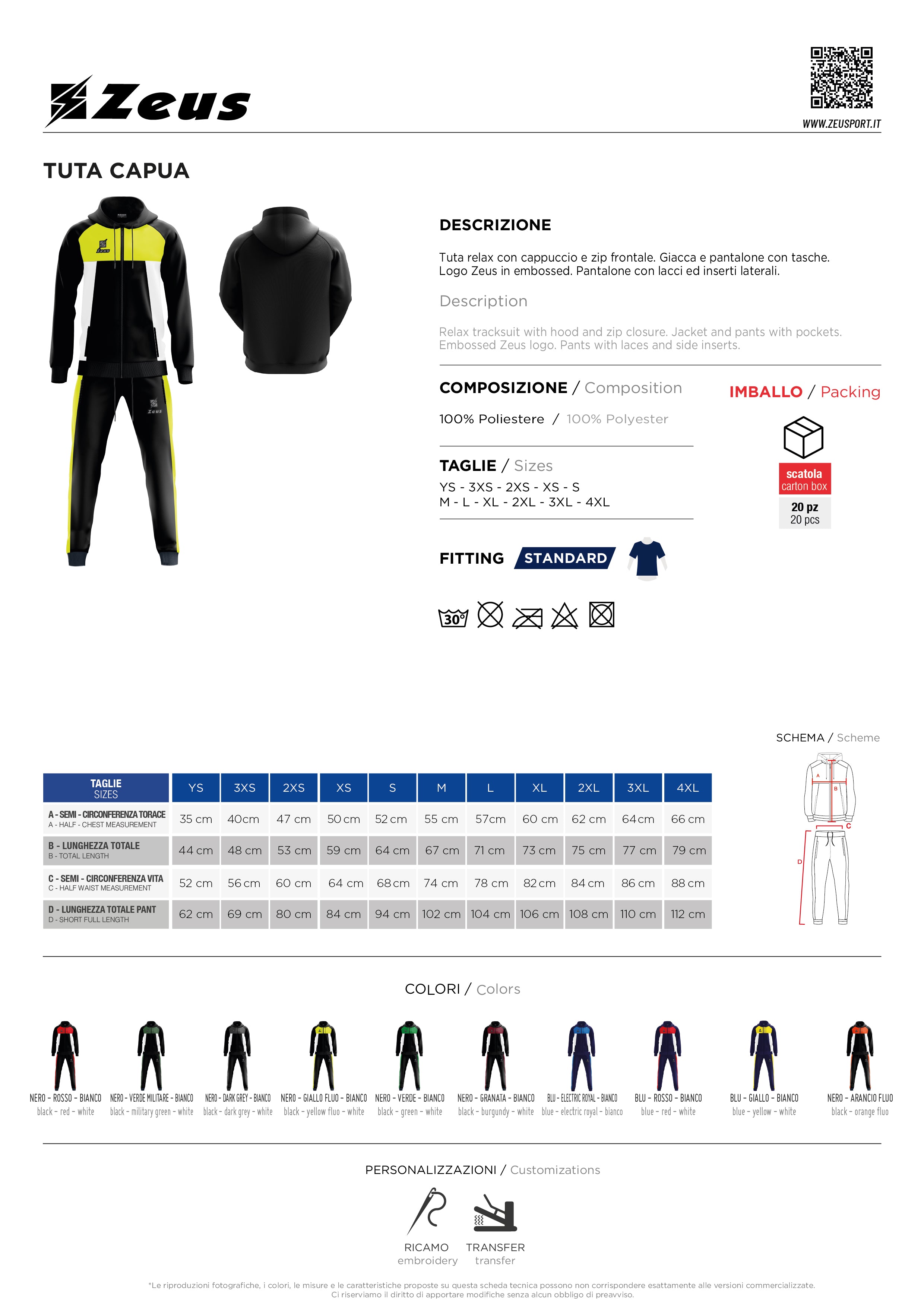 Trainingsanzug Tuta Capua