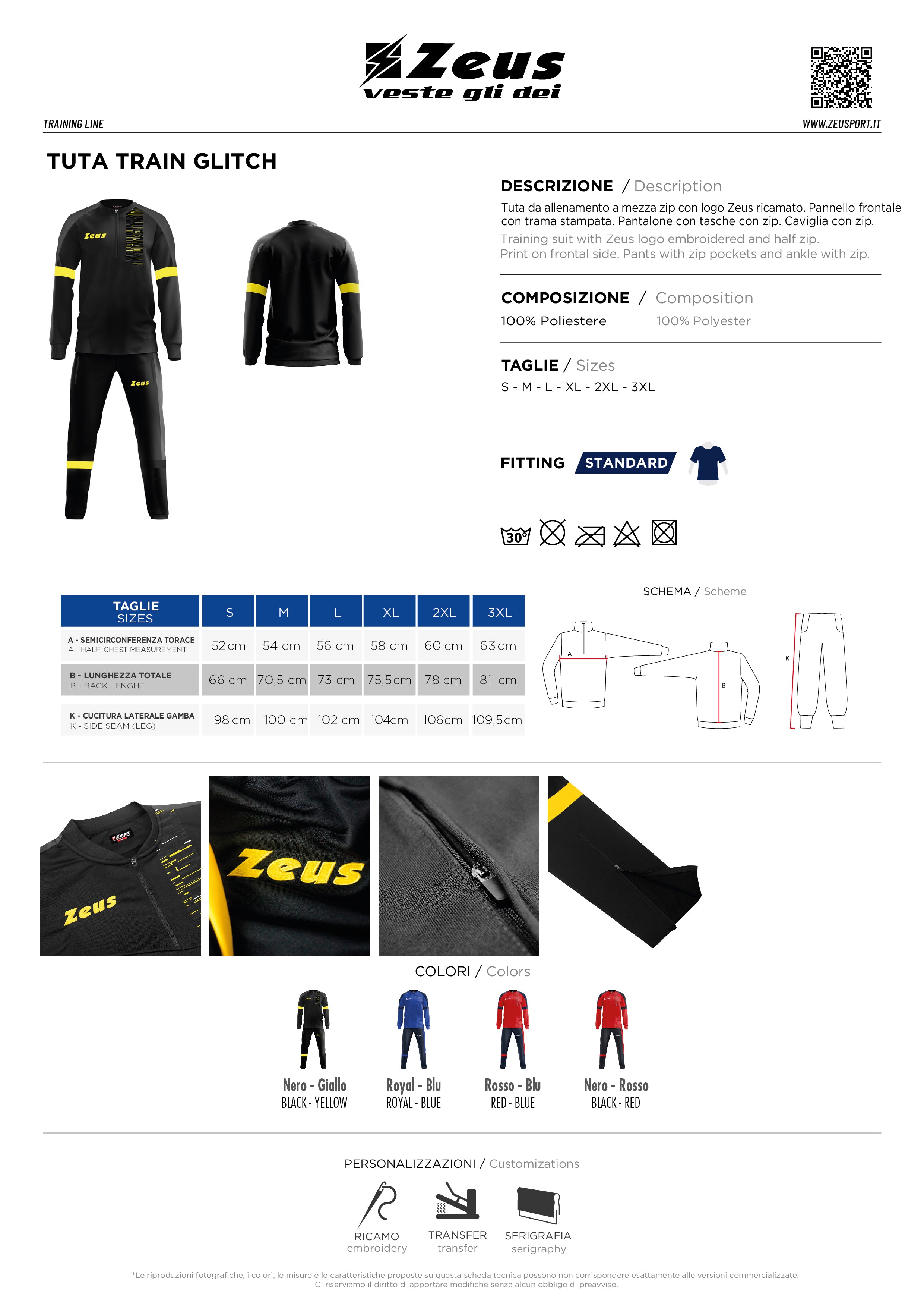 Trainingsanzug Tuta Glitch