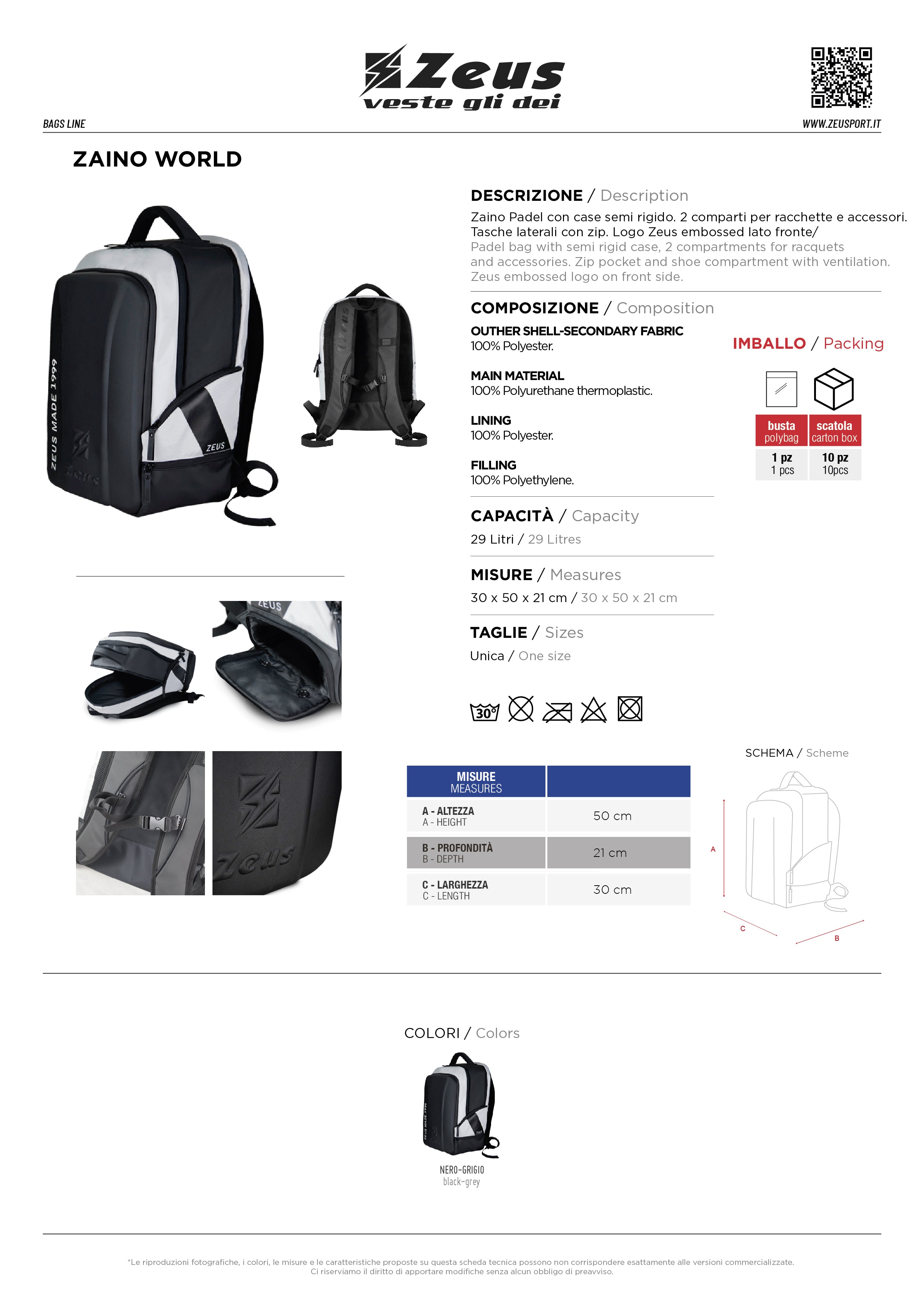 Rucksack Zaino World