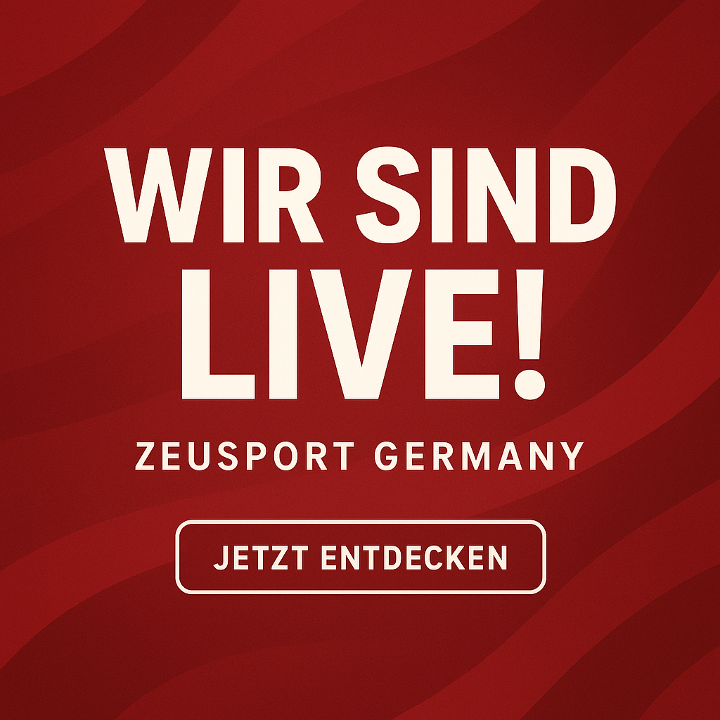 WIR SIND LIVE -  Willkommen bei Zeusport Germany!