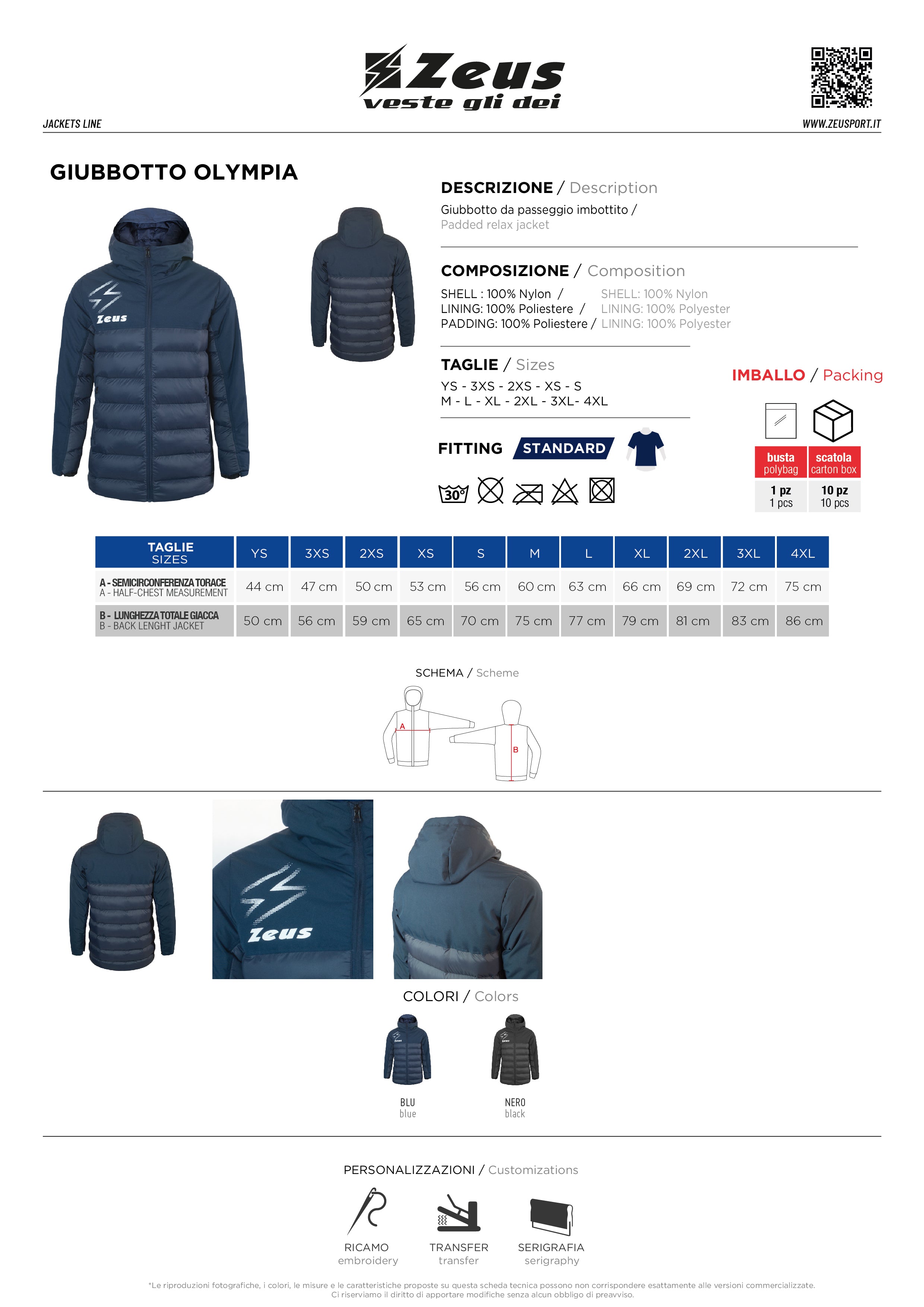 Gefütterte Jacke Giubotto Olympia