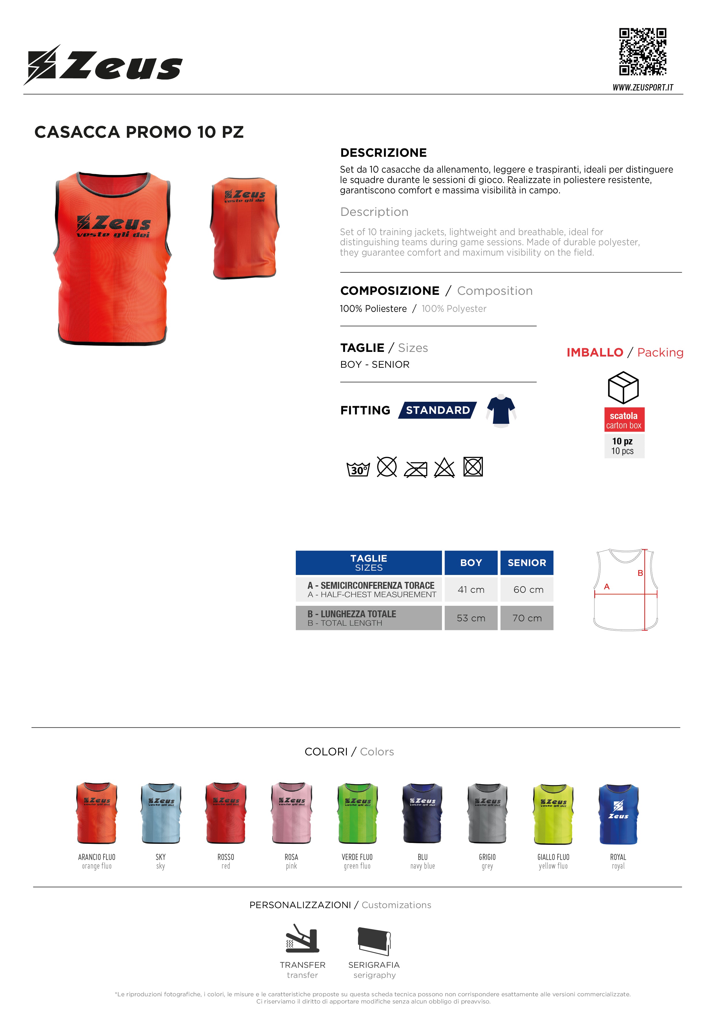 Leibchen Casacca Promo 10er Pack