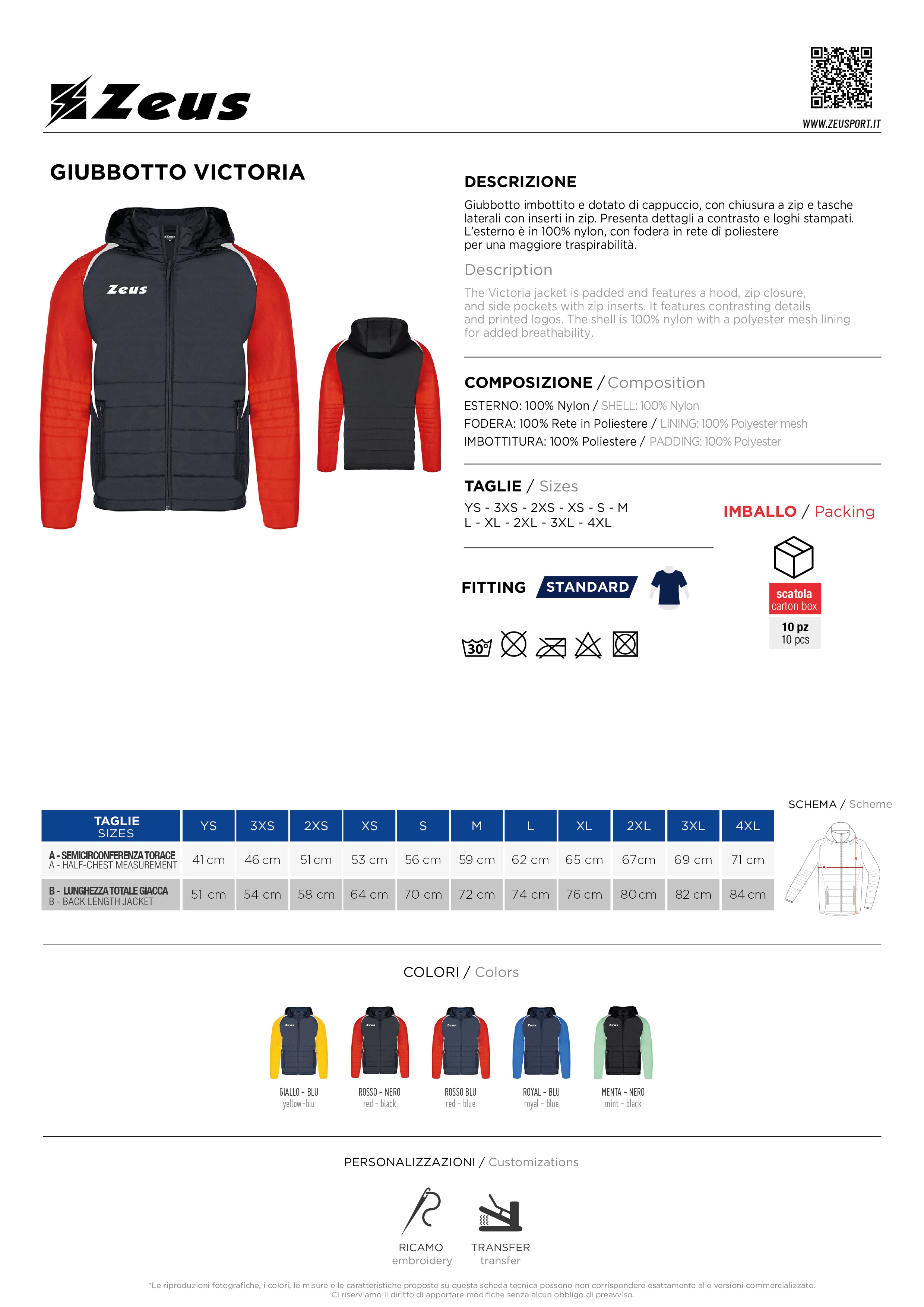 Trainingsjacke Giubbotto Victoria