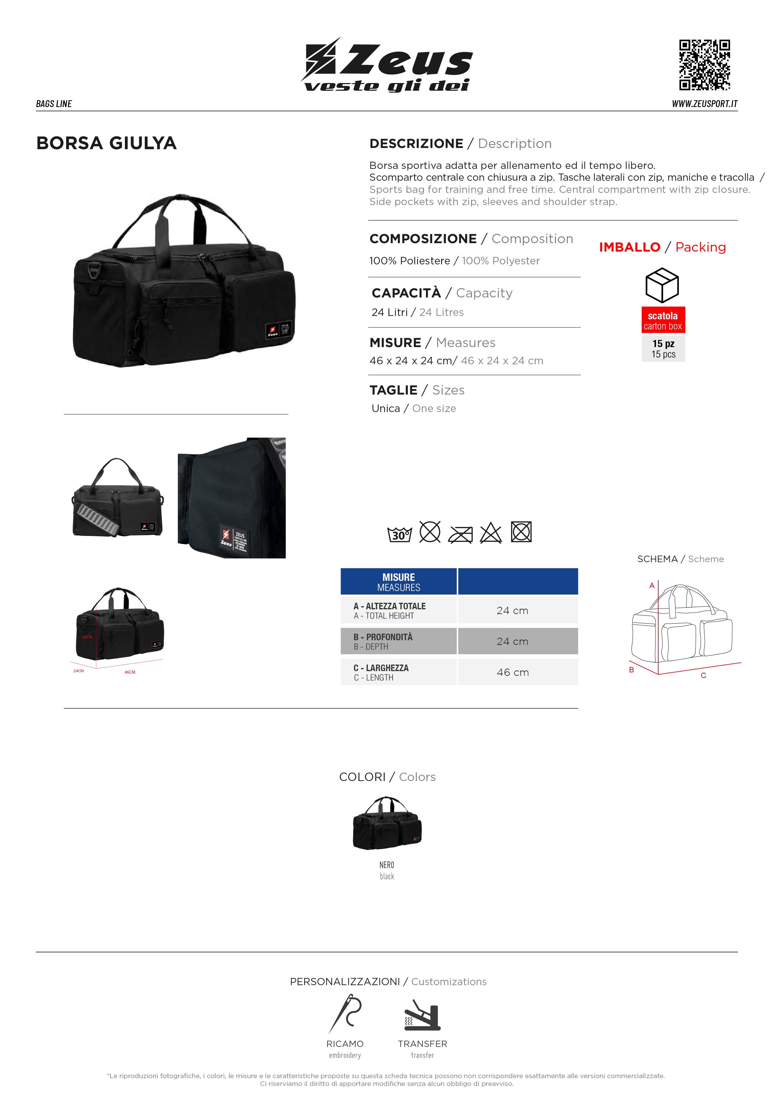 Sporttasche Borsa Giulya