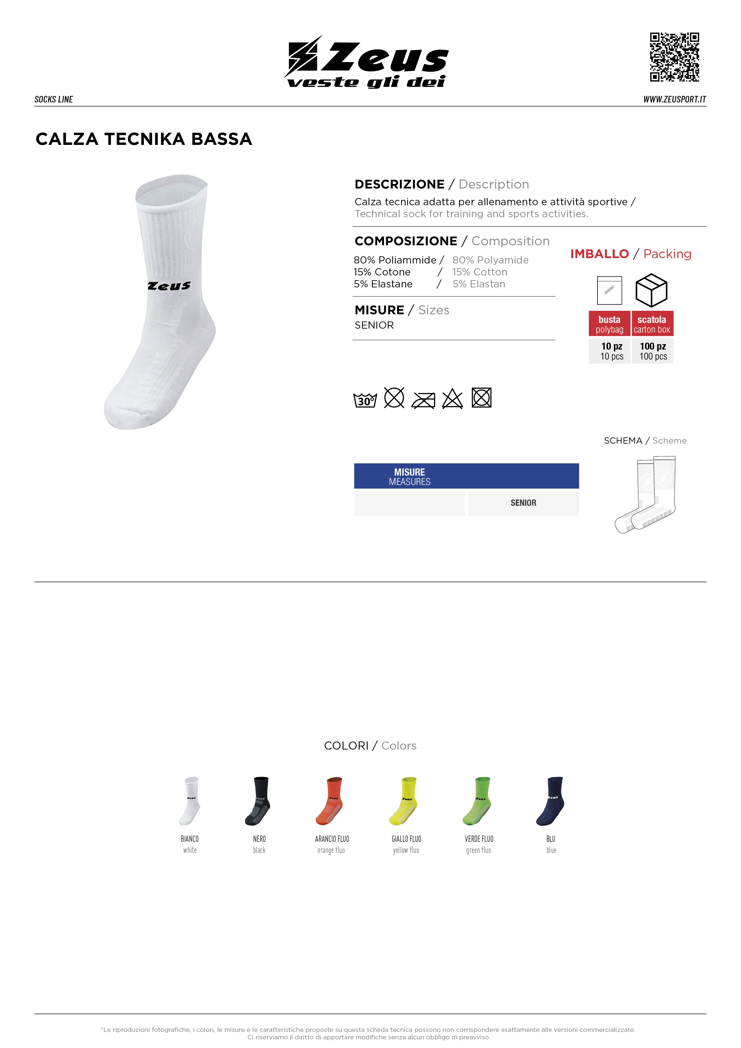 Socken Calza Tecnika Bassa