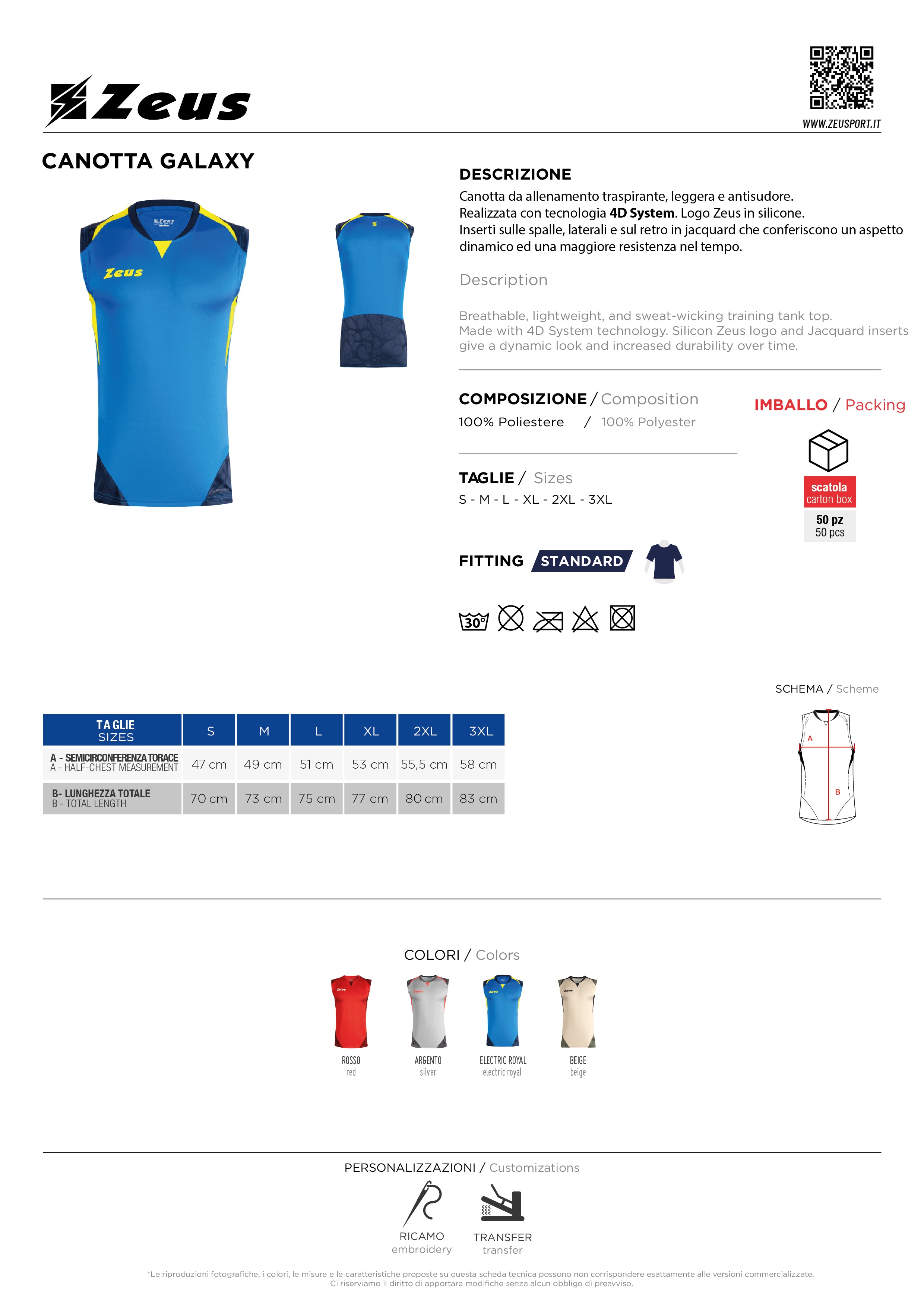 TankTop Canotta Galaxy