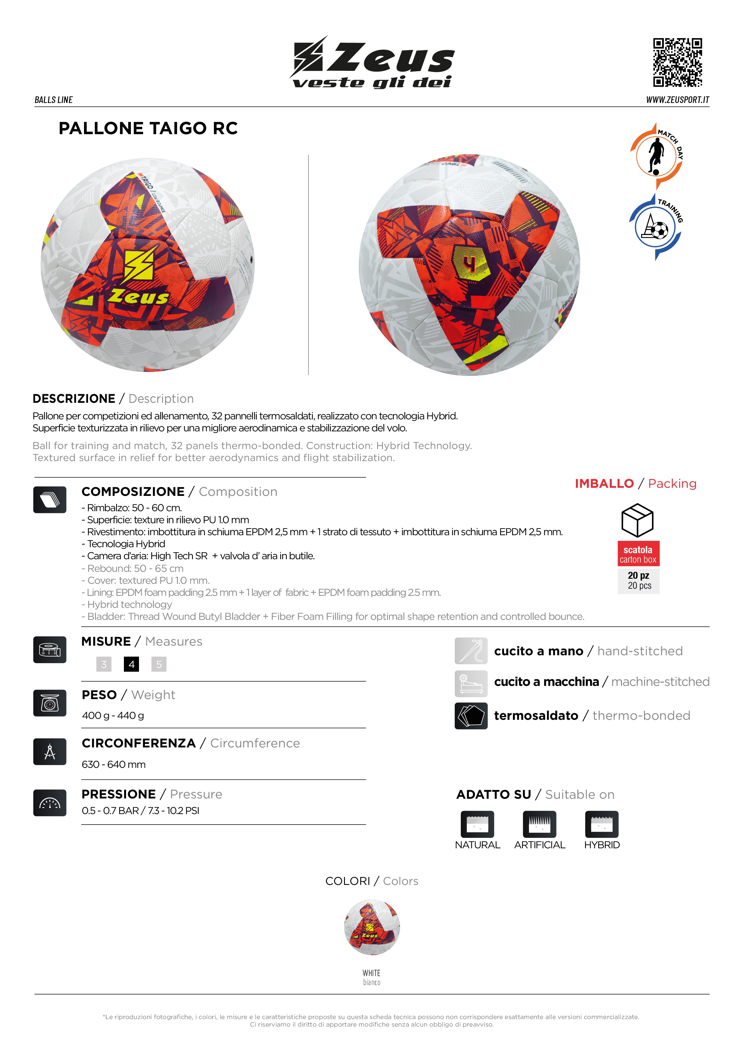 Fußball Pallone Tango RC