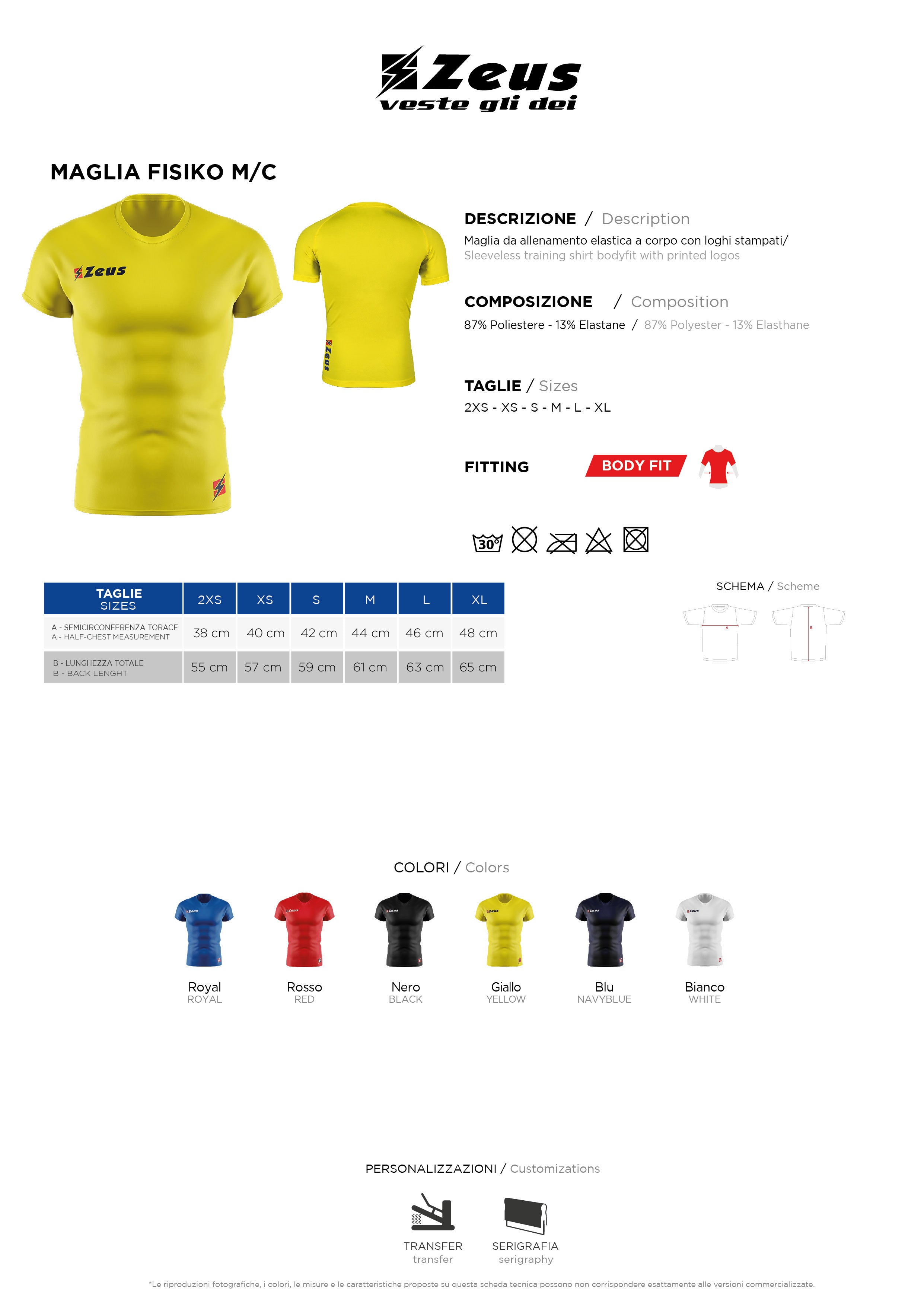 T-Shirt Maglia Fisiko MC