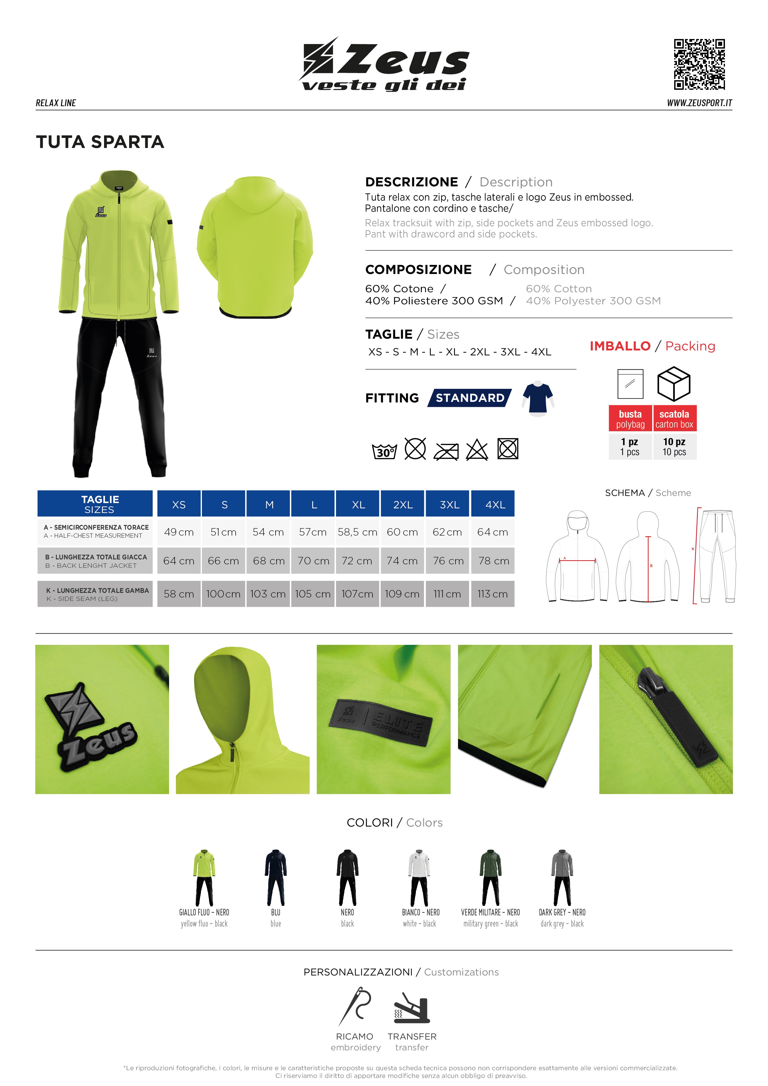 Trainingsanzug Tuta Sparta